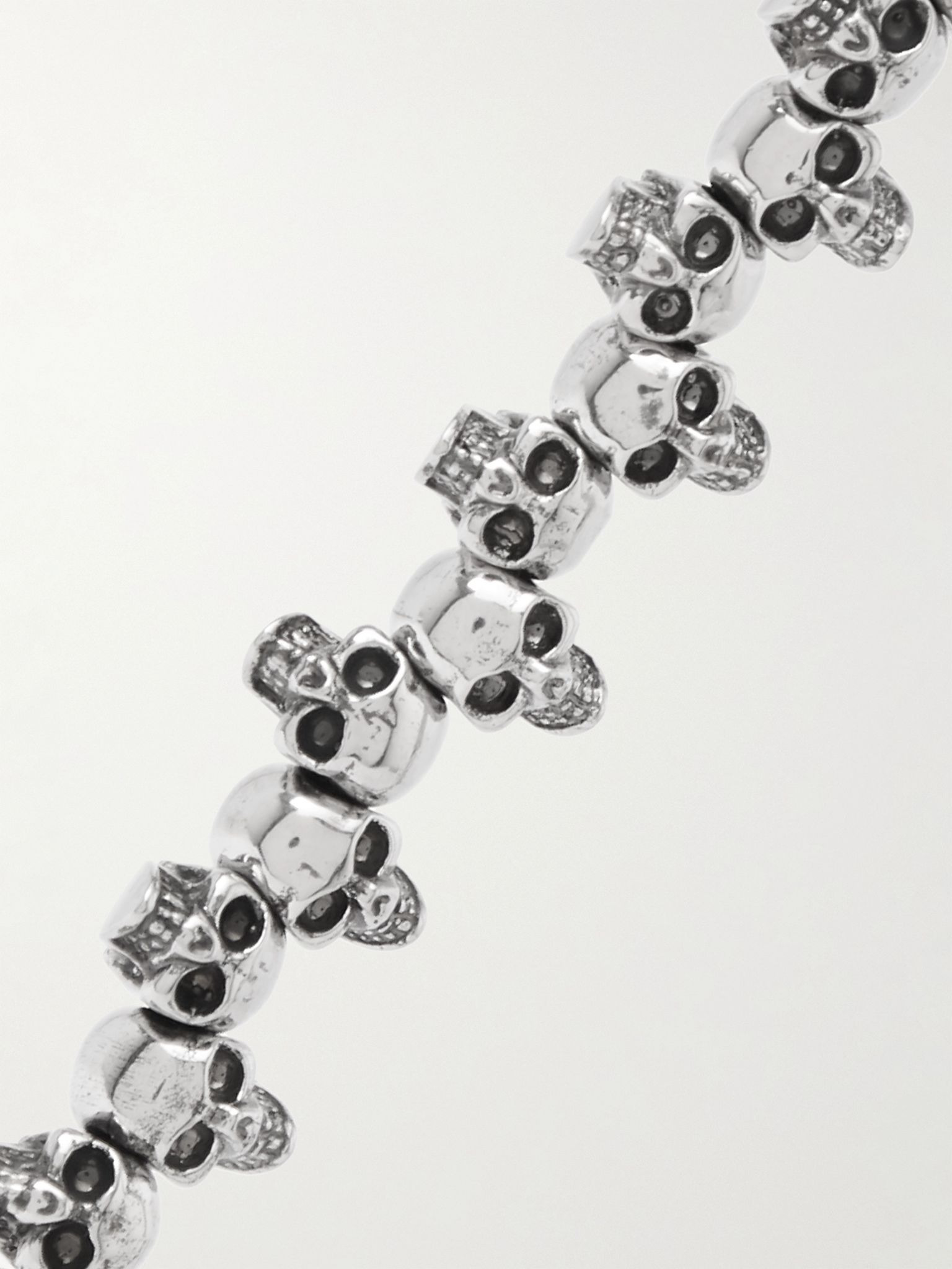 Skull Silver-Plated Bracelet Silver - 4