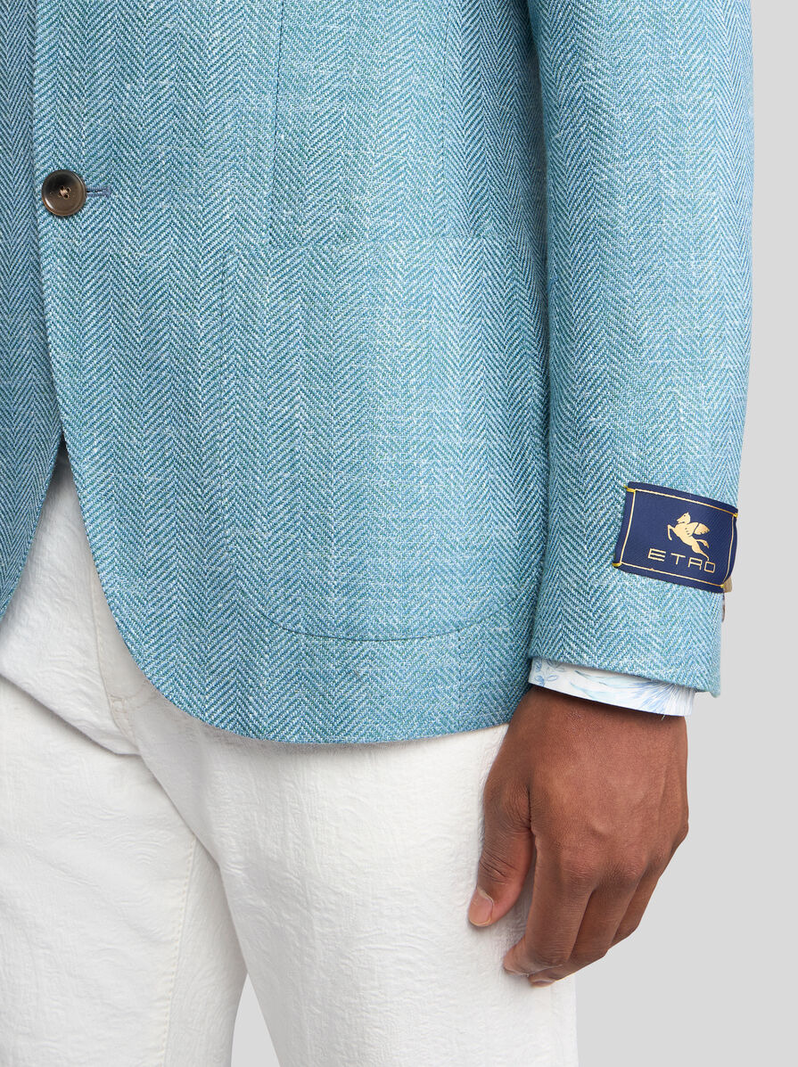 WOOL-BLEND CASUAL BLAZER - 2