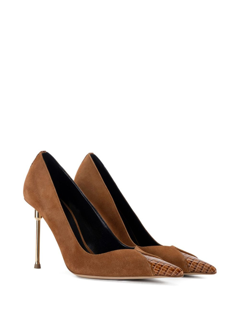 ELISABETTA FRANCHI 100mm stiletto-heel pointed pumps outlook