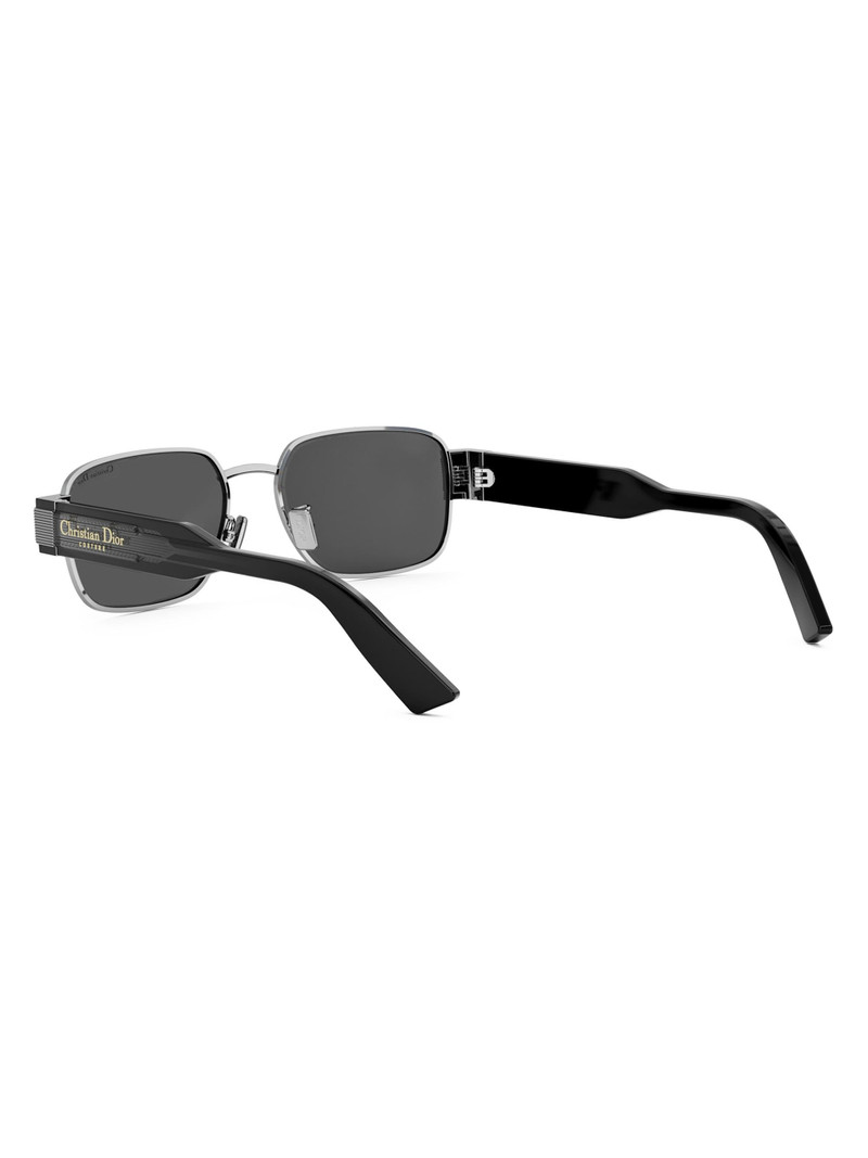 Men's Christian Dior Label S2U 54MM Rectangular Sunglasses - Black 4