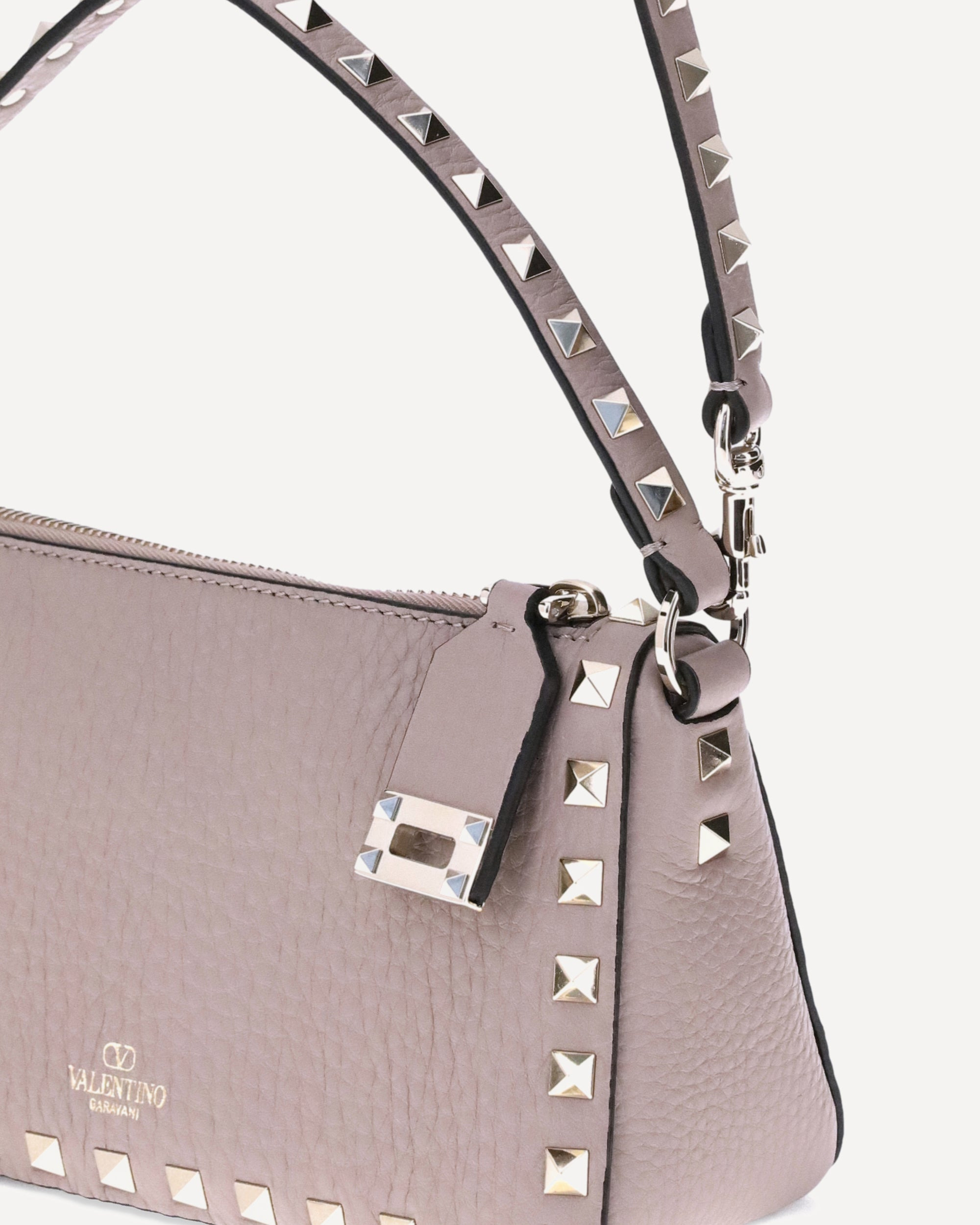 Rockstud Zip-Up Shoulder Bag - 4