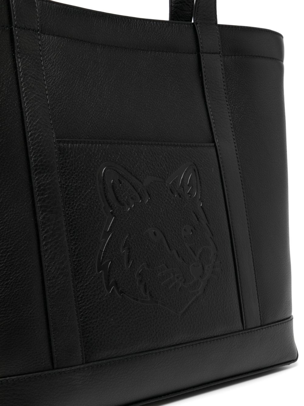 medium fox head tote bag - 4