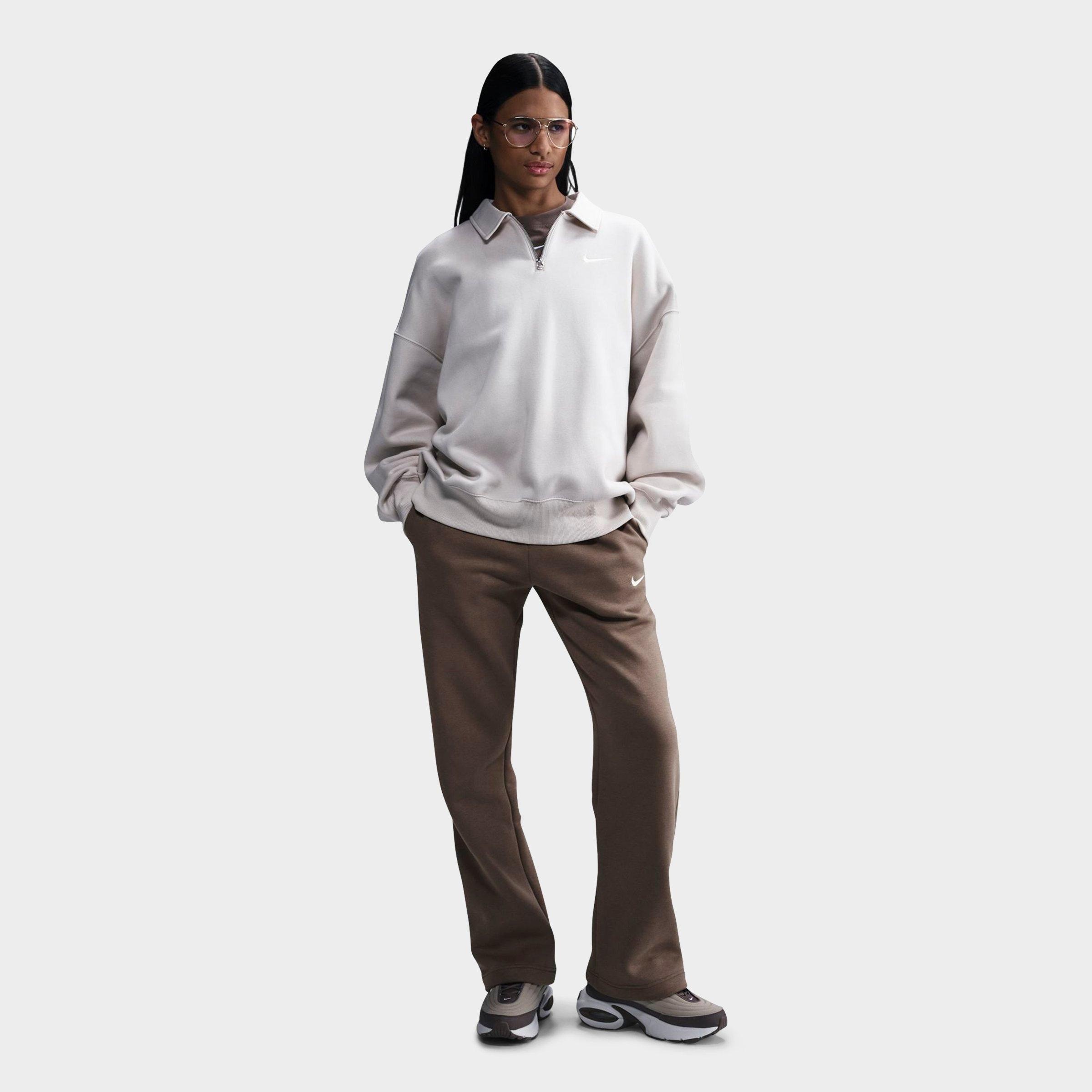 WOMEN'S NIKE SPORTSWEAR PHOENIX FLEECE OPEN HEM PANTS - 2