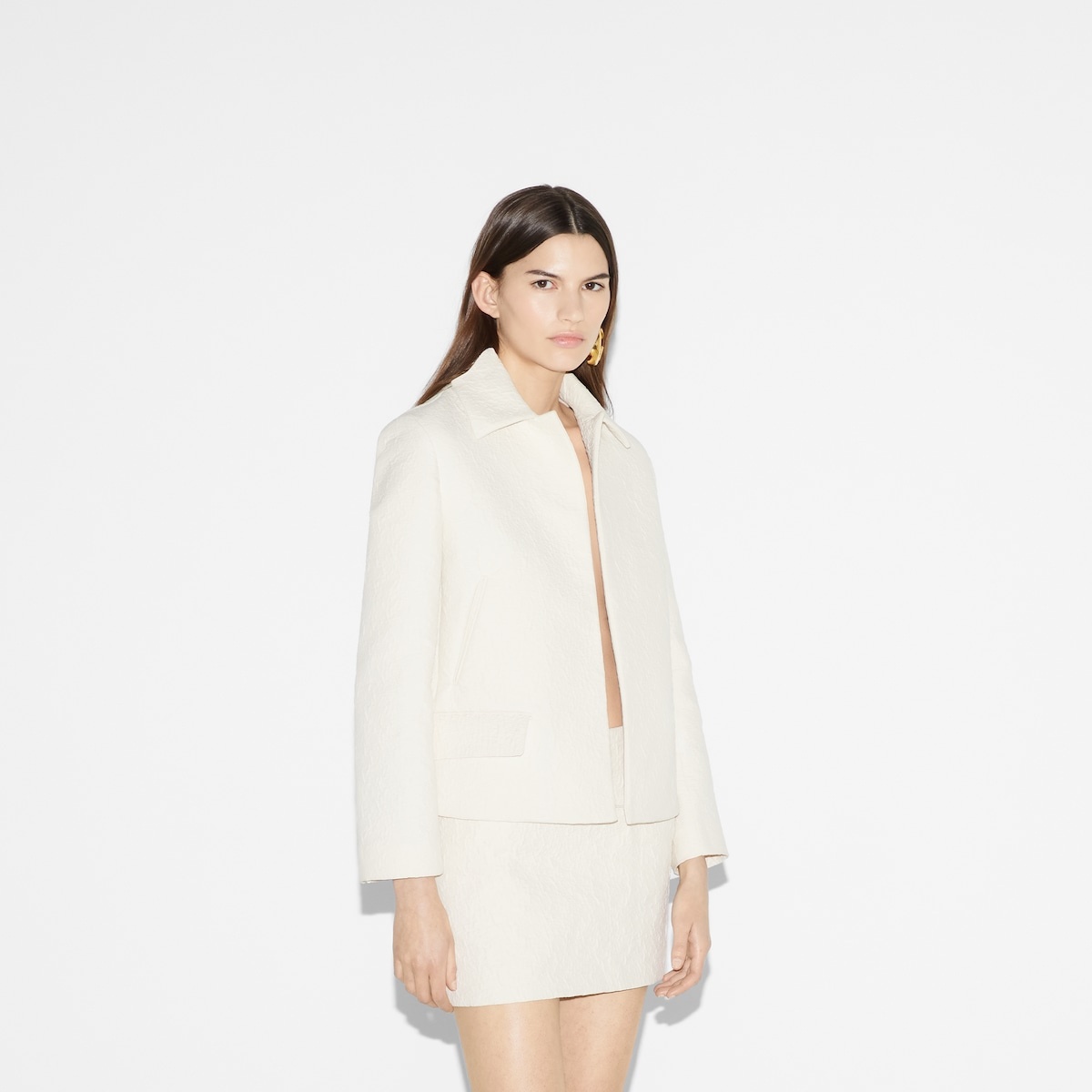 Textured cotton jacket - 3