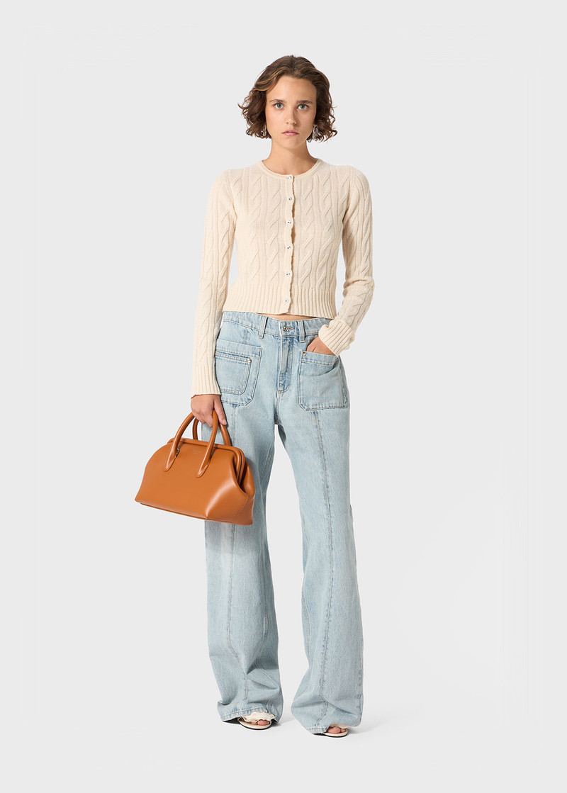 Blumarine BOY FIT JEANS WITH PATCH POCKETS outlook