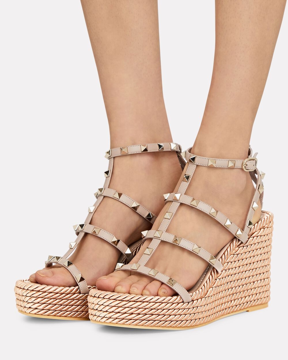 Torchon Rockstud Espadrille Wedges - 2