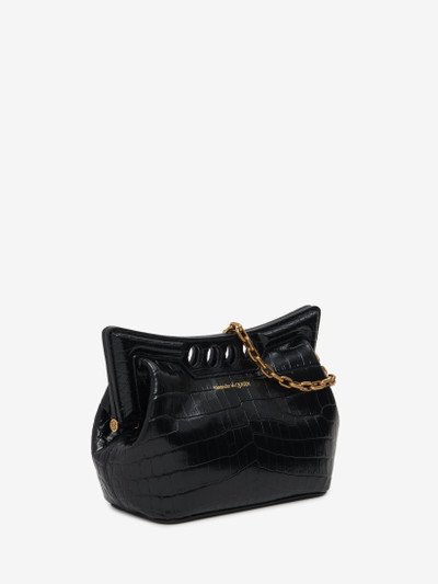 Alexander McQueen Women's The Peak Bag Mini With Chain in Black outlook