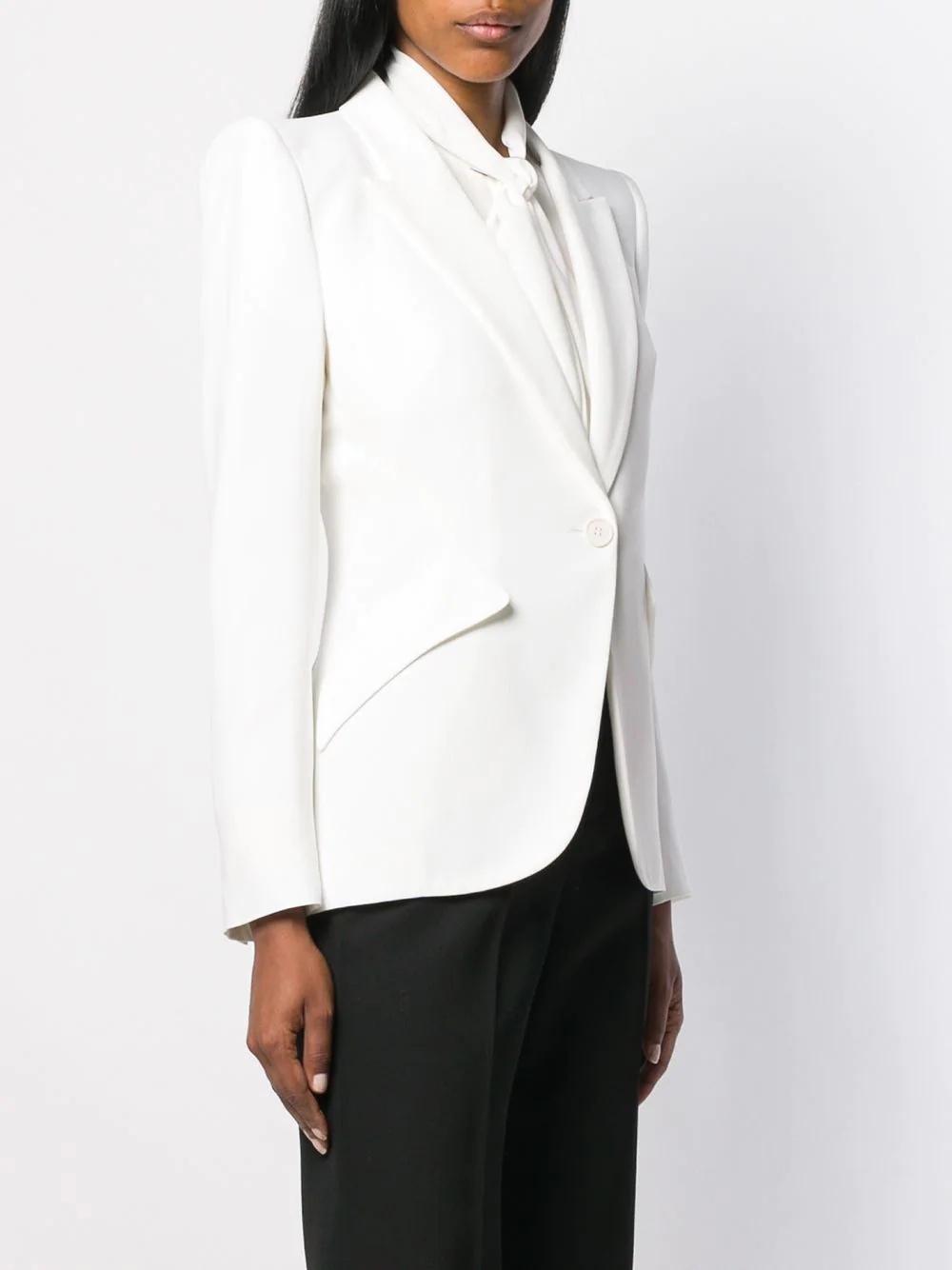 structured shoulder blazer - 3