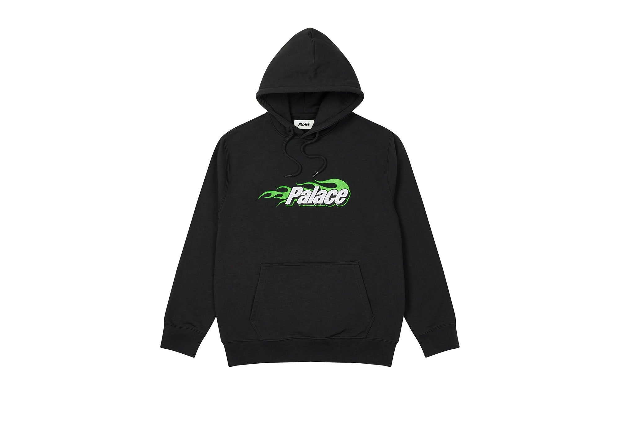 P-FLAMES HOOD BLACK - 1