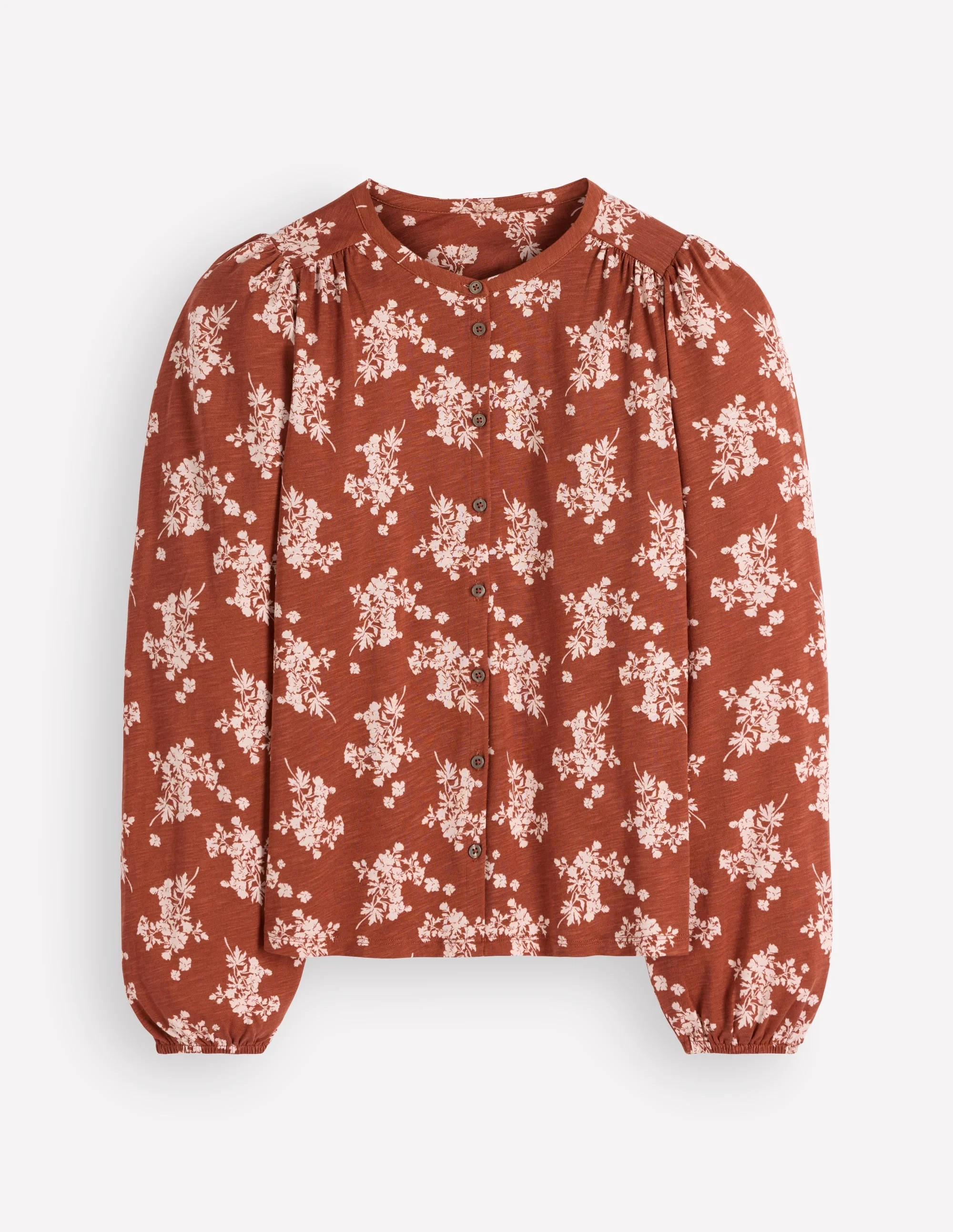 Ara Jersey Shirt-Arabian Spice, Flecked Bunch - 1