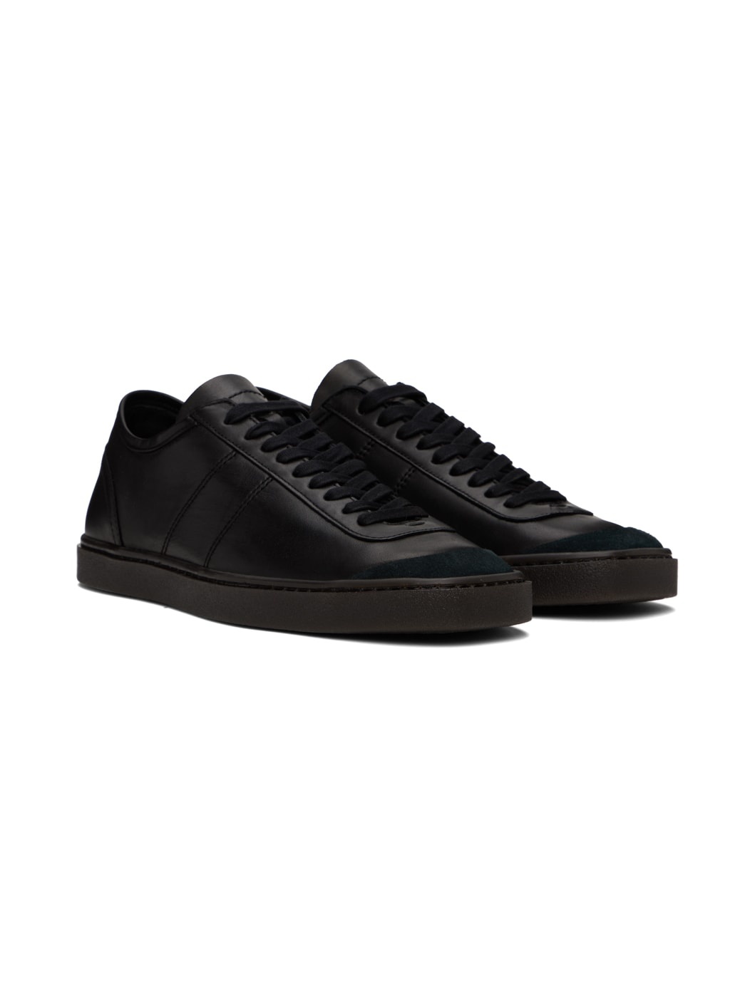 Black Linoleum Sneakers - 4