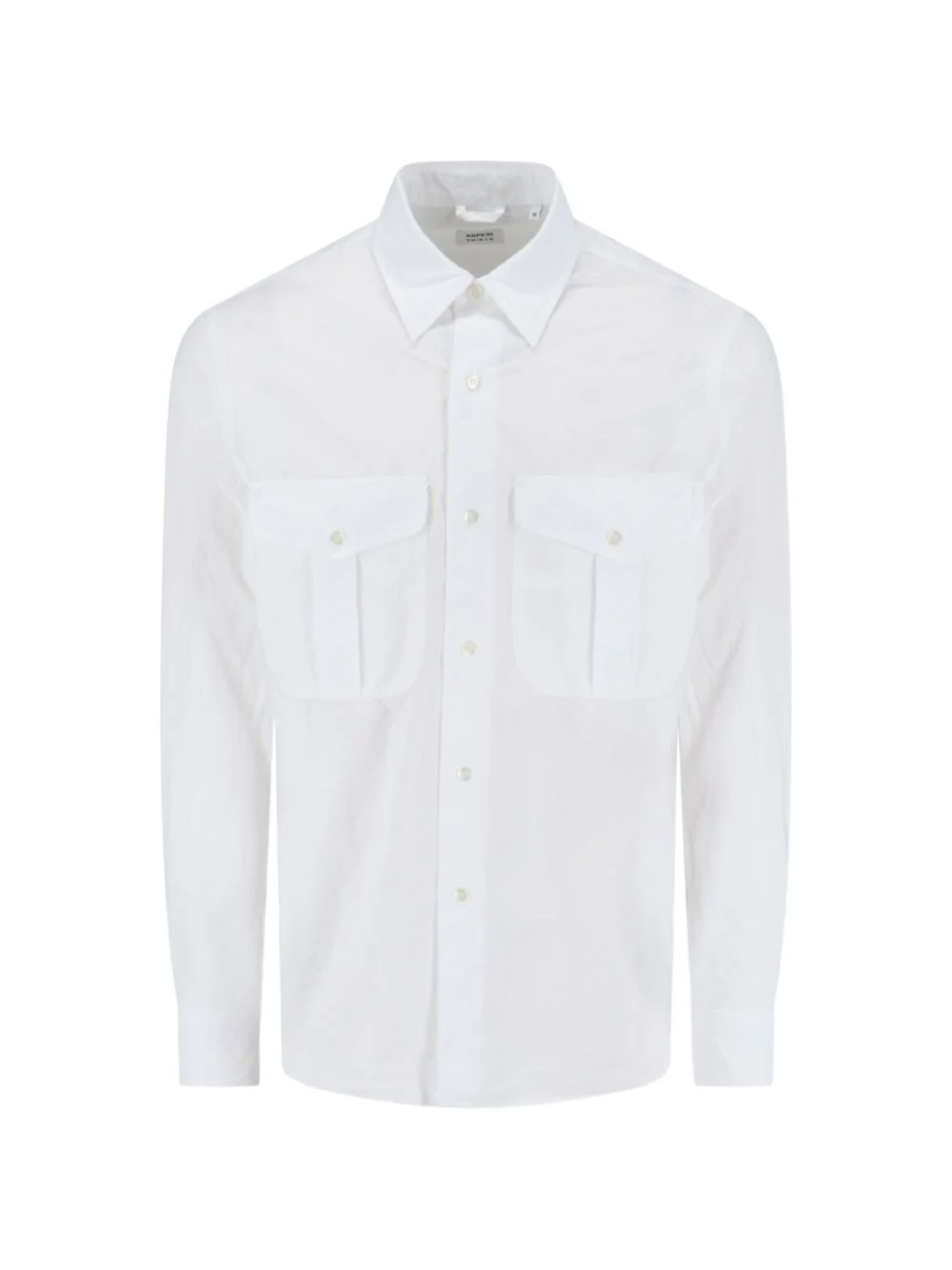 button-down chest-pockets shirt - 1