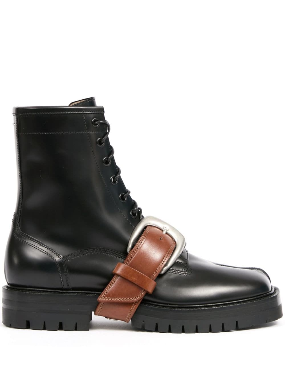 Tabi split-toe leather boots - 1