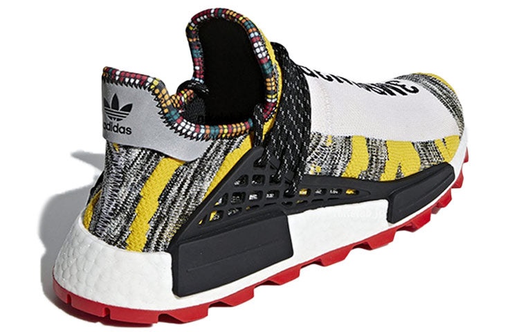 adidas Pharrell x NMD Shoes 'Yellow Black White Red' BB9527 - 3