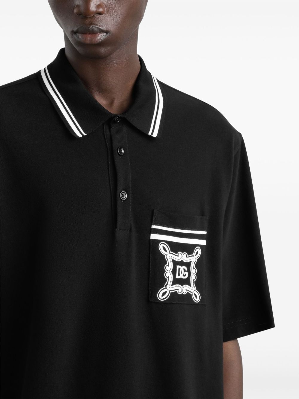logo-print polo shirt - 5