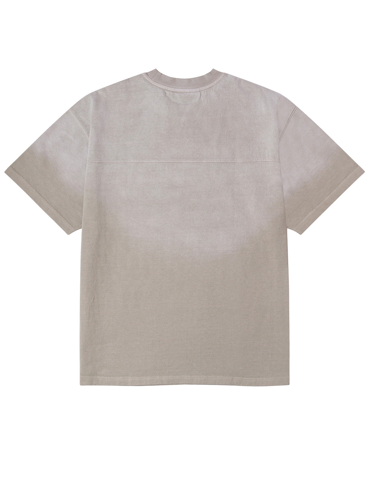EVISUKURO Waffle Embroidery and Spray Dye Relax Fit T-shirt - 2