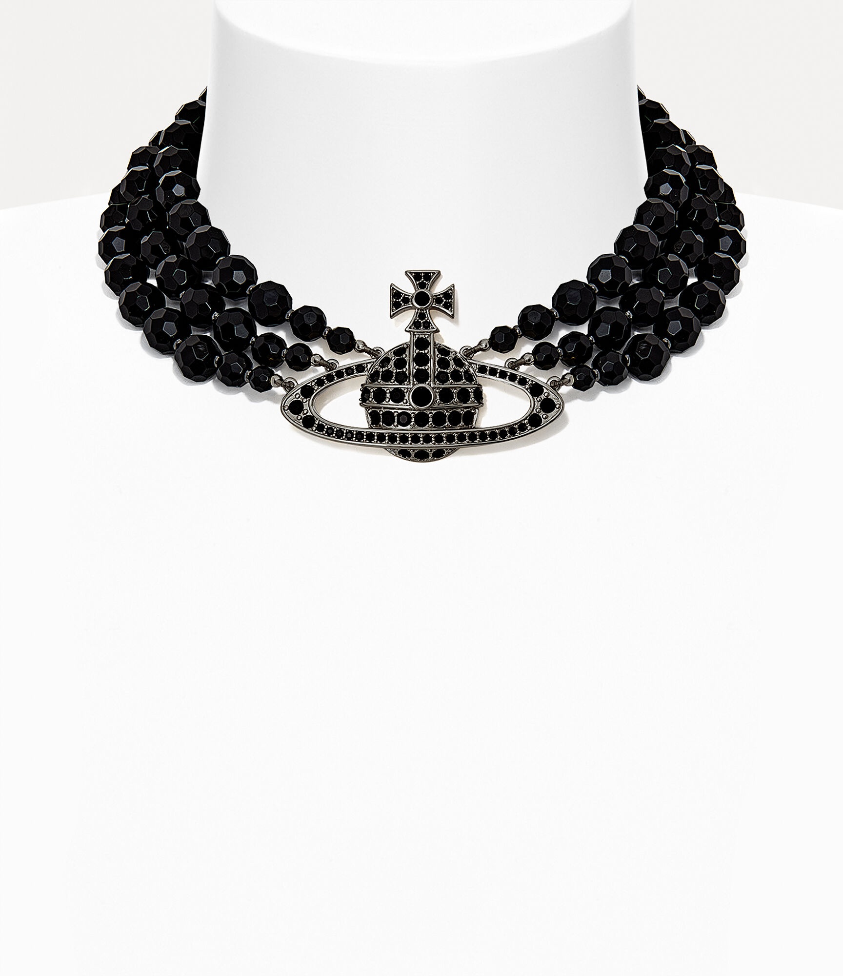 Vivienne Westwood MAN. MESSALINE THREE ROW CHOKER | REVERSIBLE