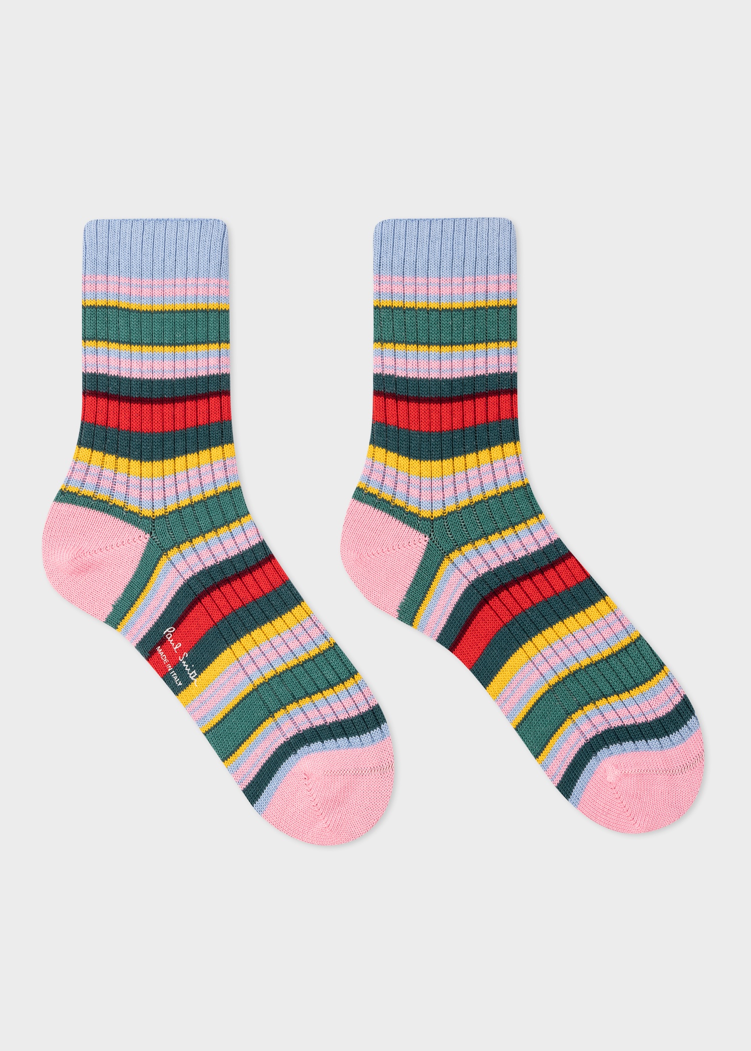 Women's Cotton-Blend Stripe Socks - 2