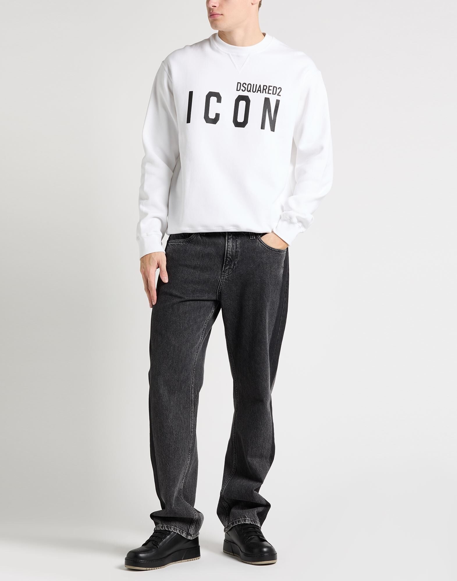 Yellow Men's Sweatshirt - 2