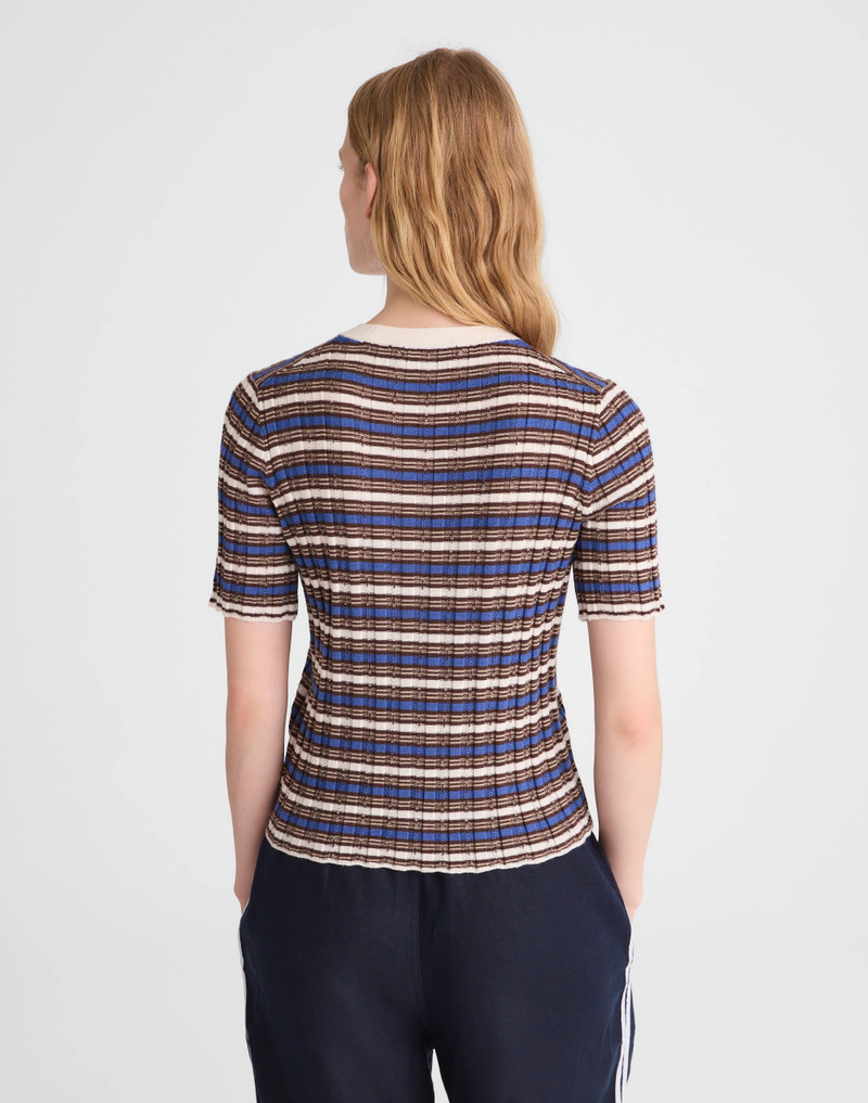 Madewell Crewneck Sweater Tee in Merino Wool-Silk Blend outlook