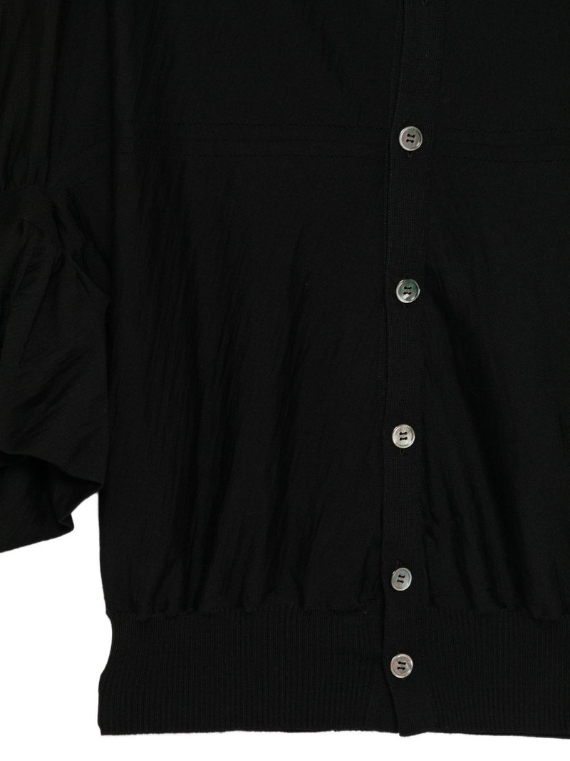 ruffled-sleeve cardigan 3