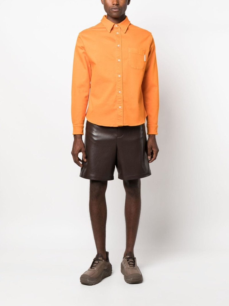 Marni long-sleeved cotton shirt outlook