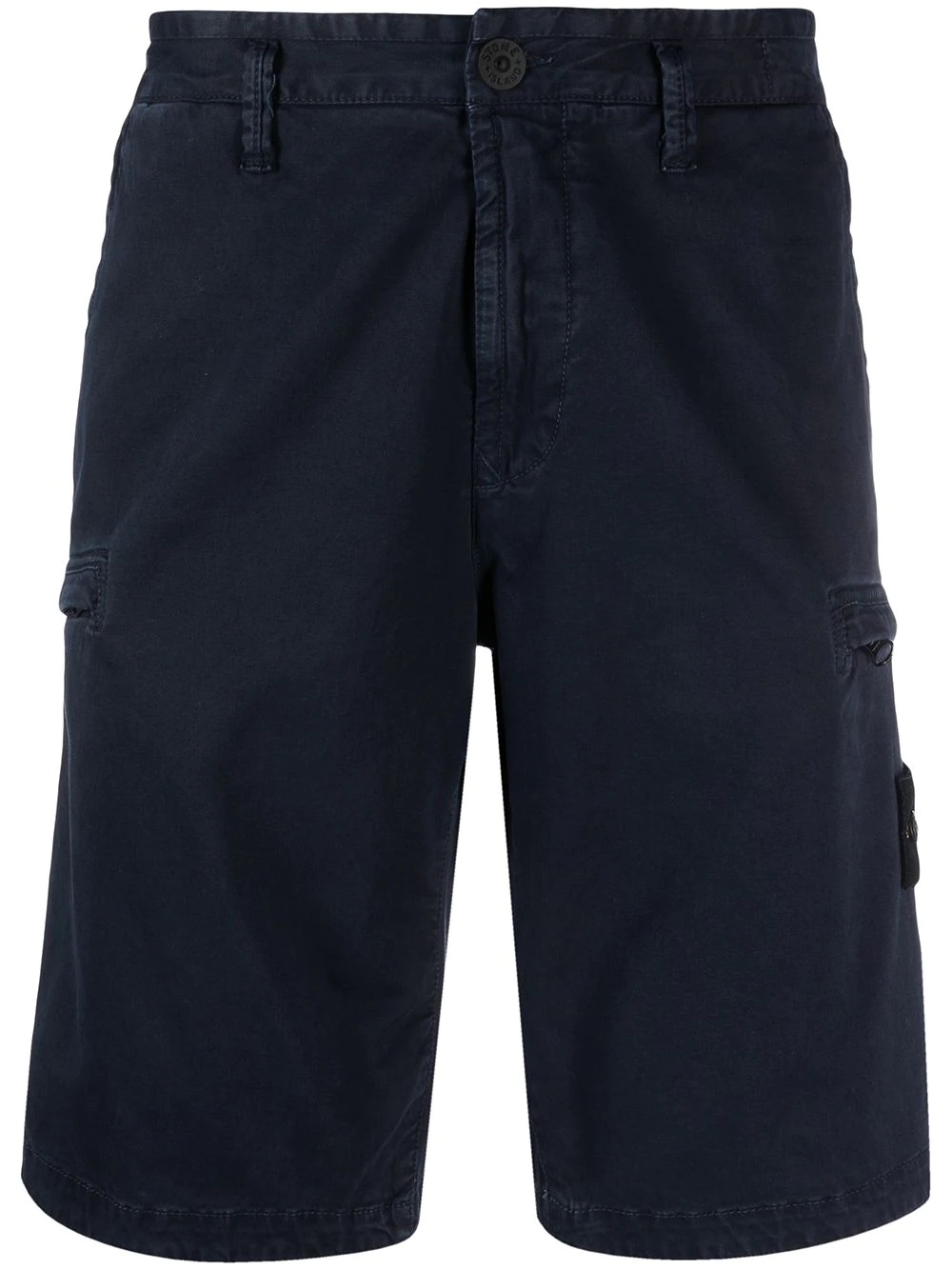 logo-patch cargo shorts - 1