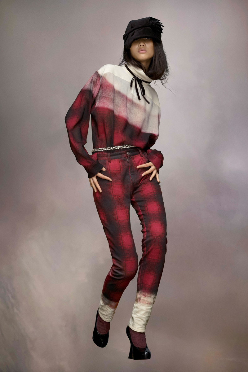 Maison Margiela Pendleton skinny jeans outlook
