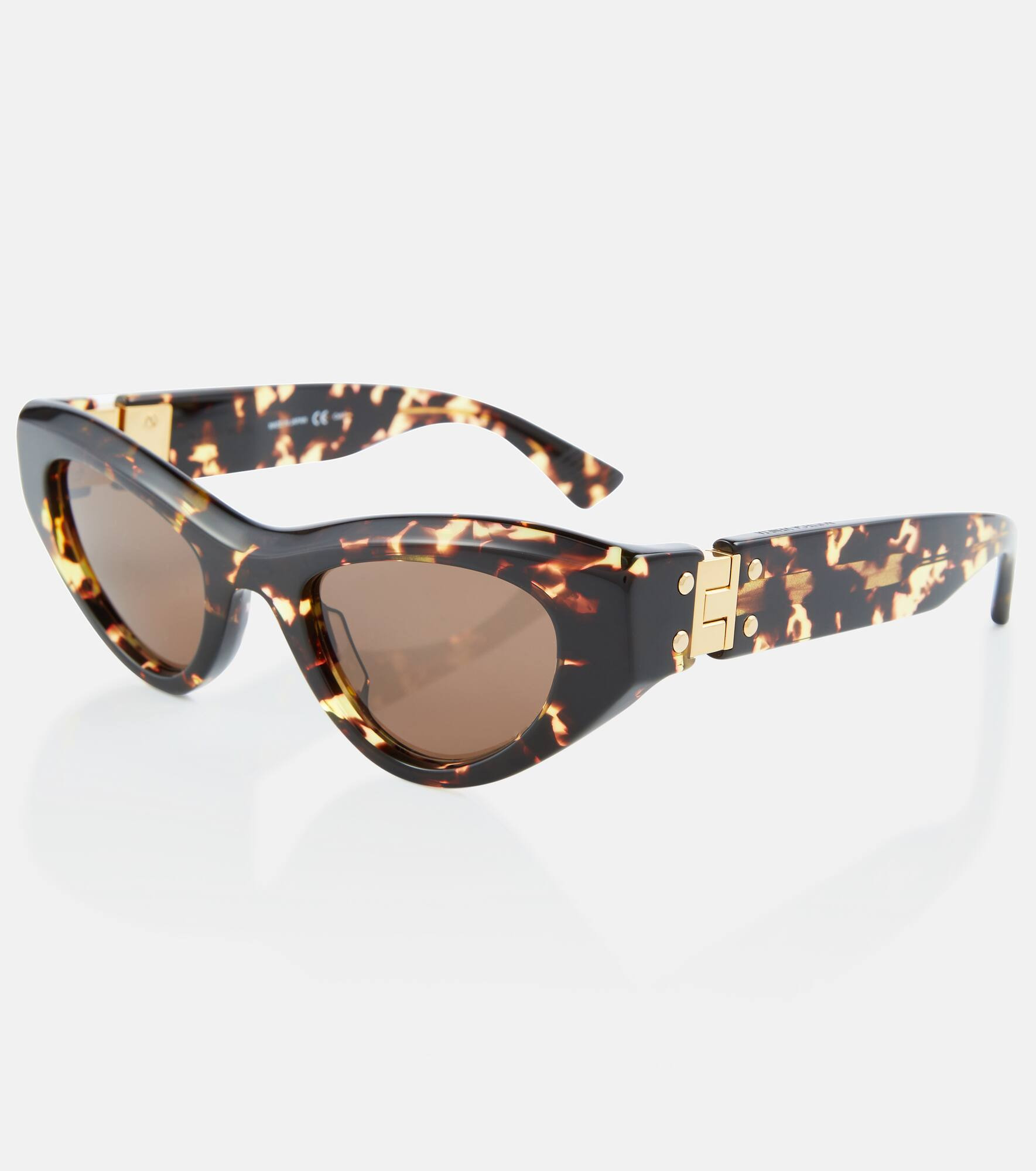 Cat-eye acetate sunglasses - 4