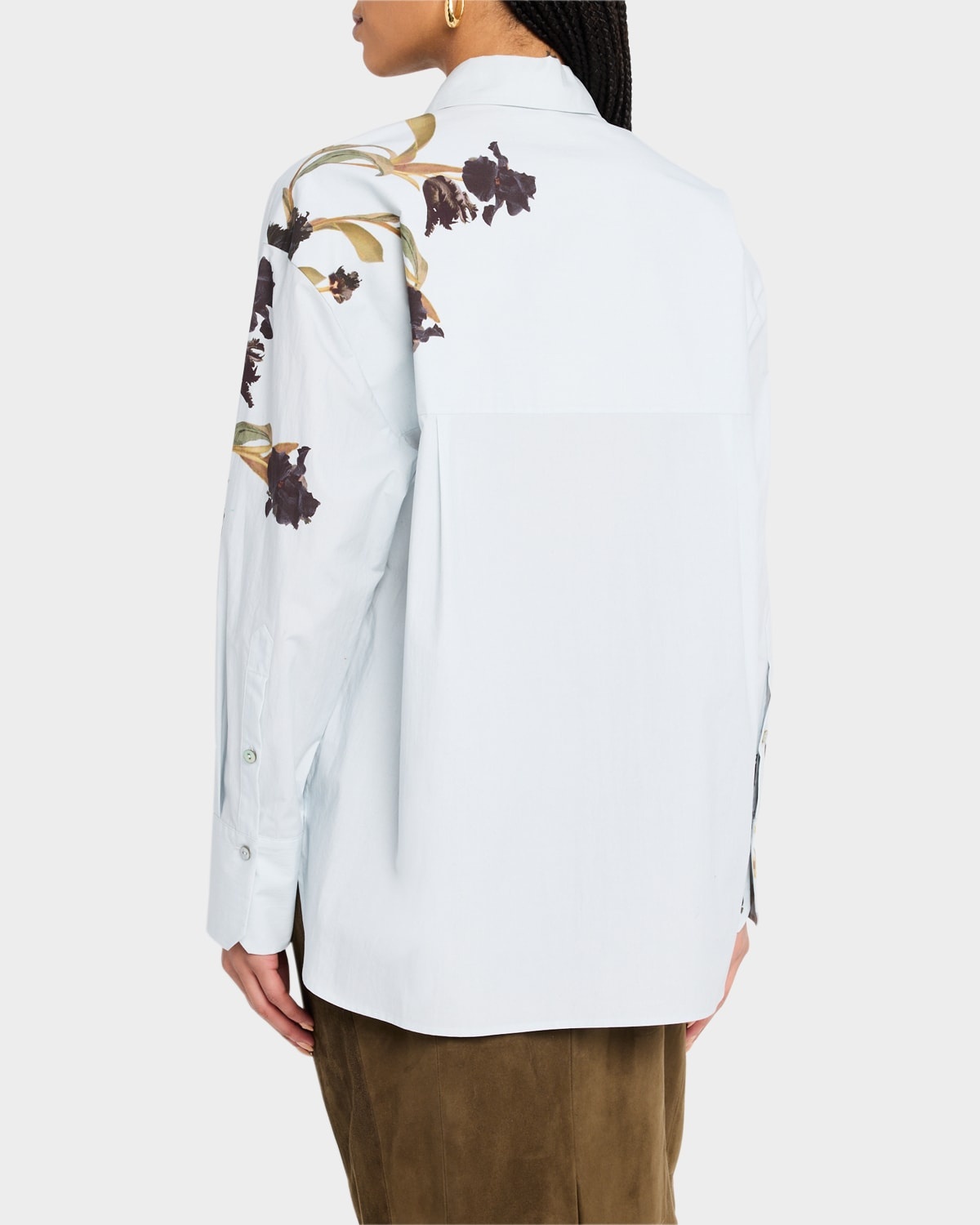 Long-Sleeve Iris Button-Front Shirt - 3