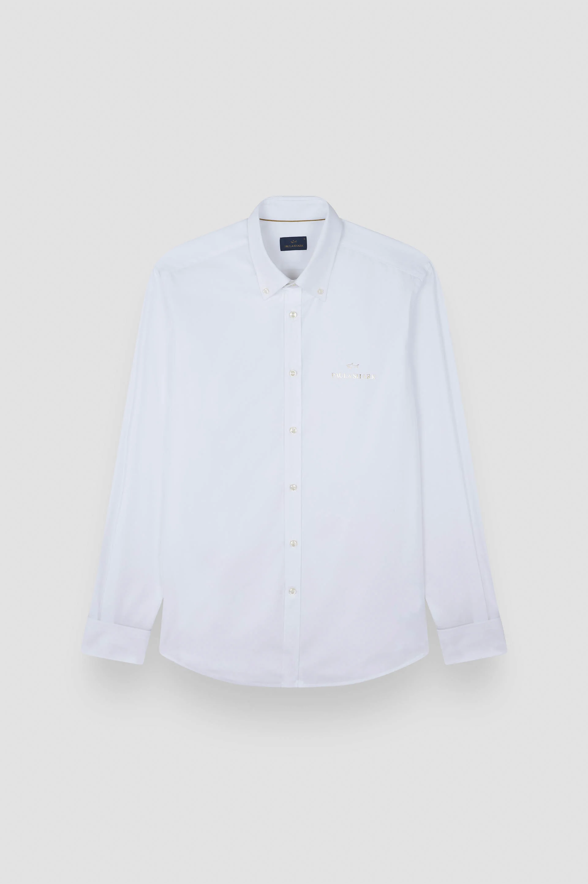 COTTON POPLIN SHIRT WITH REFLECTIVE PRINT - 1