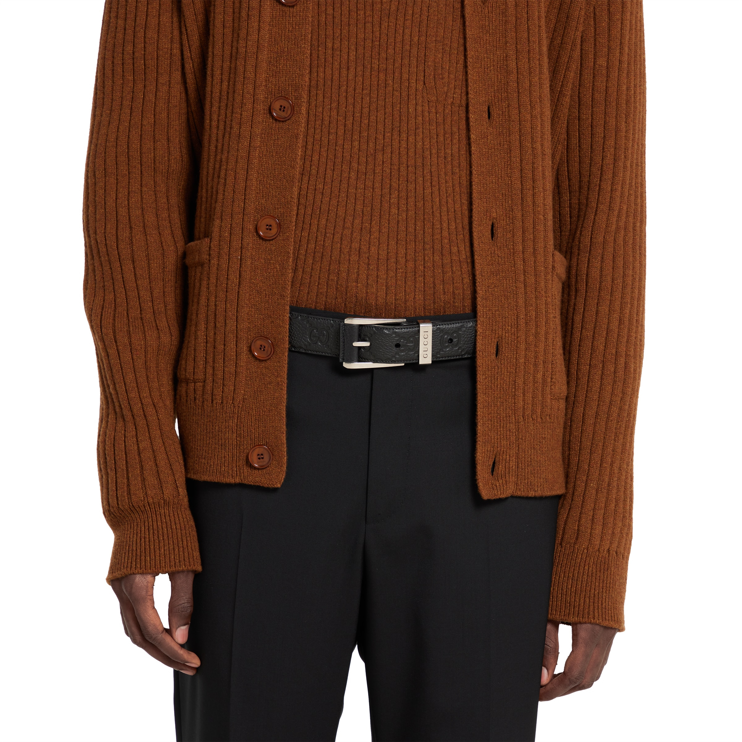 Belt with squared buckle - 3