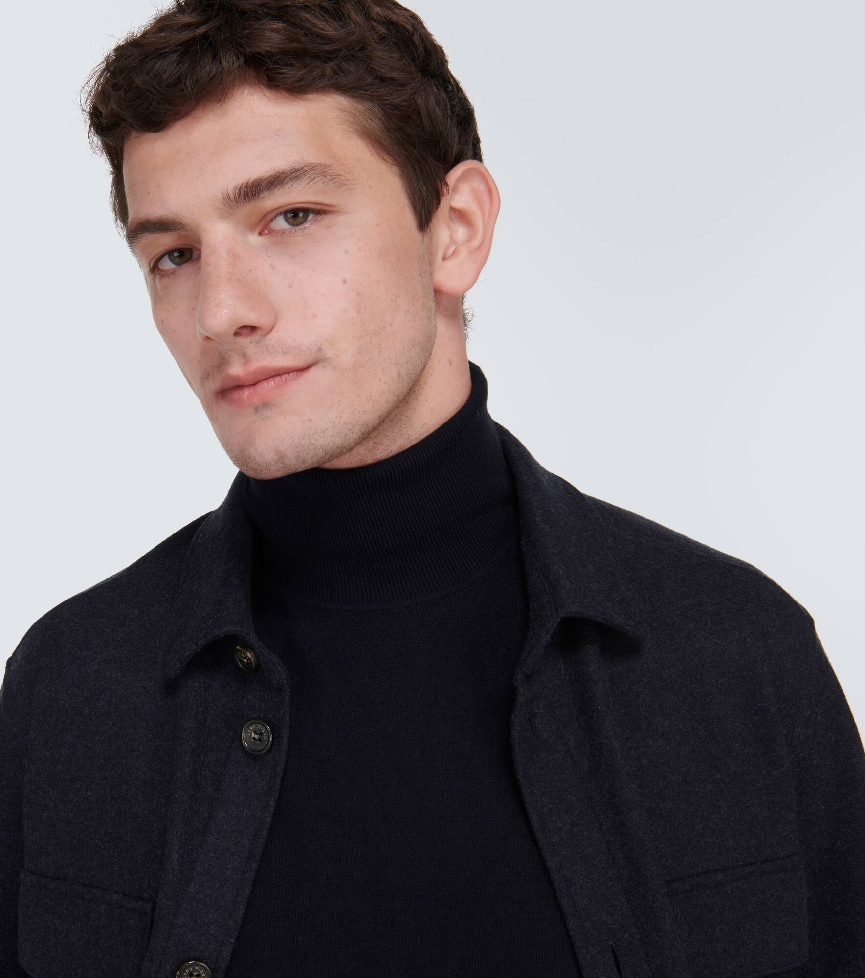 Cashmere turtleneck sweater - 5