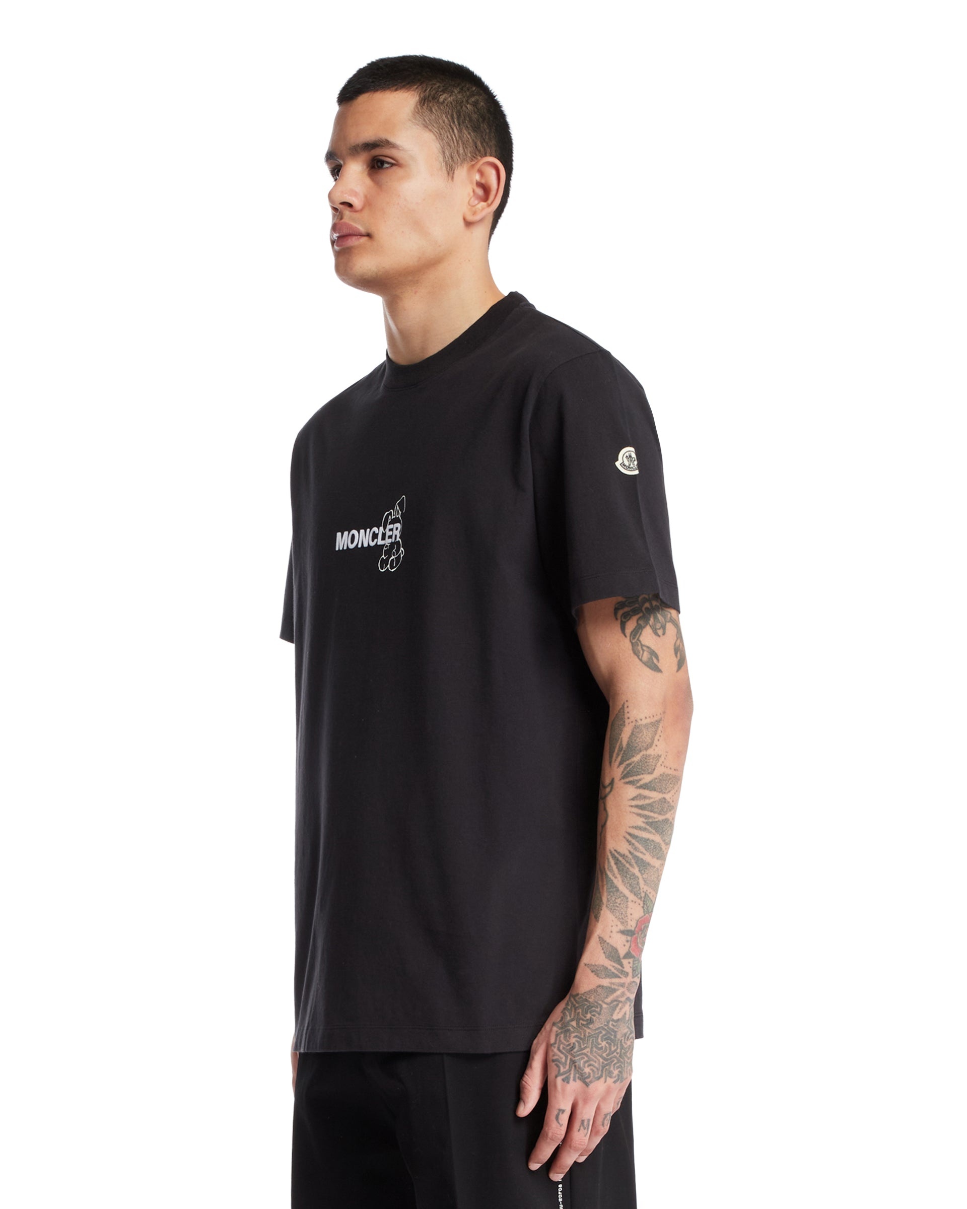 Moncler Genius x FRGMT Black Cotton T-Shirt - 4
