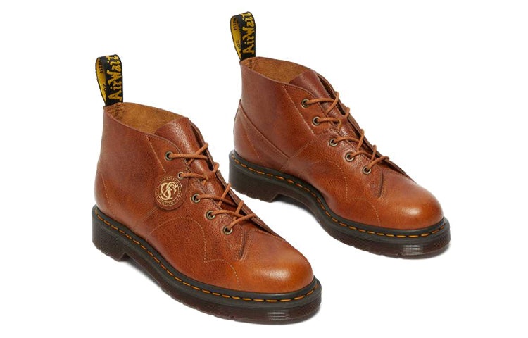 Dr. Martens Unisex Church Buckingham Martin Boots Brown 26857226 - 4