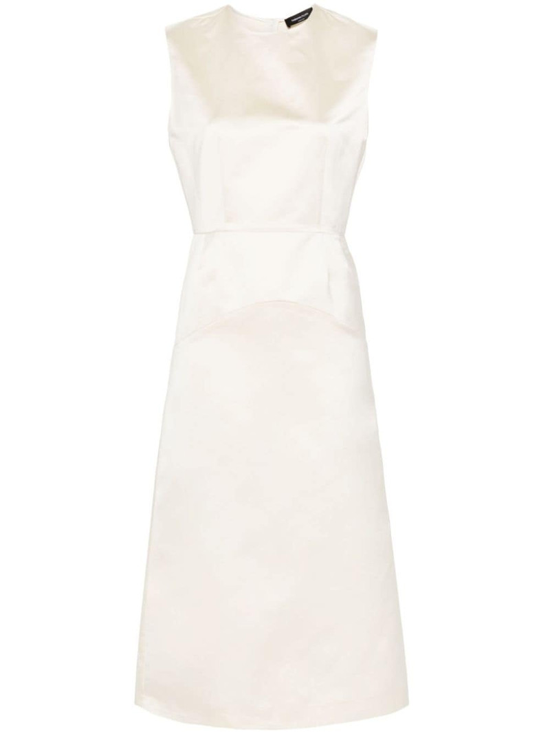 satin midi dress 1