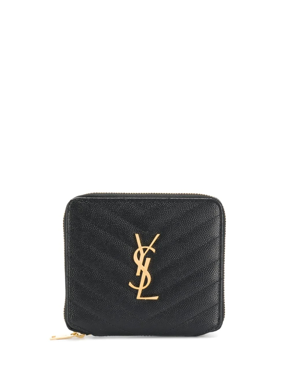 monogram zip around compact wallet - 1