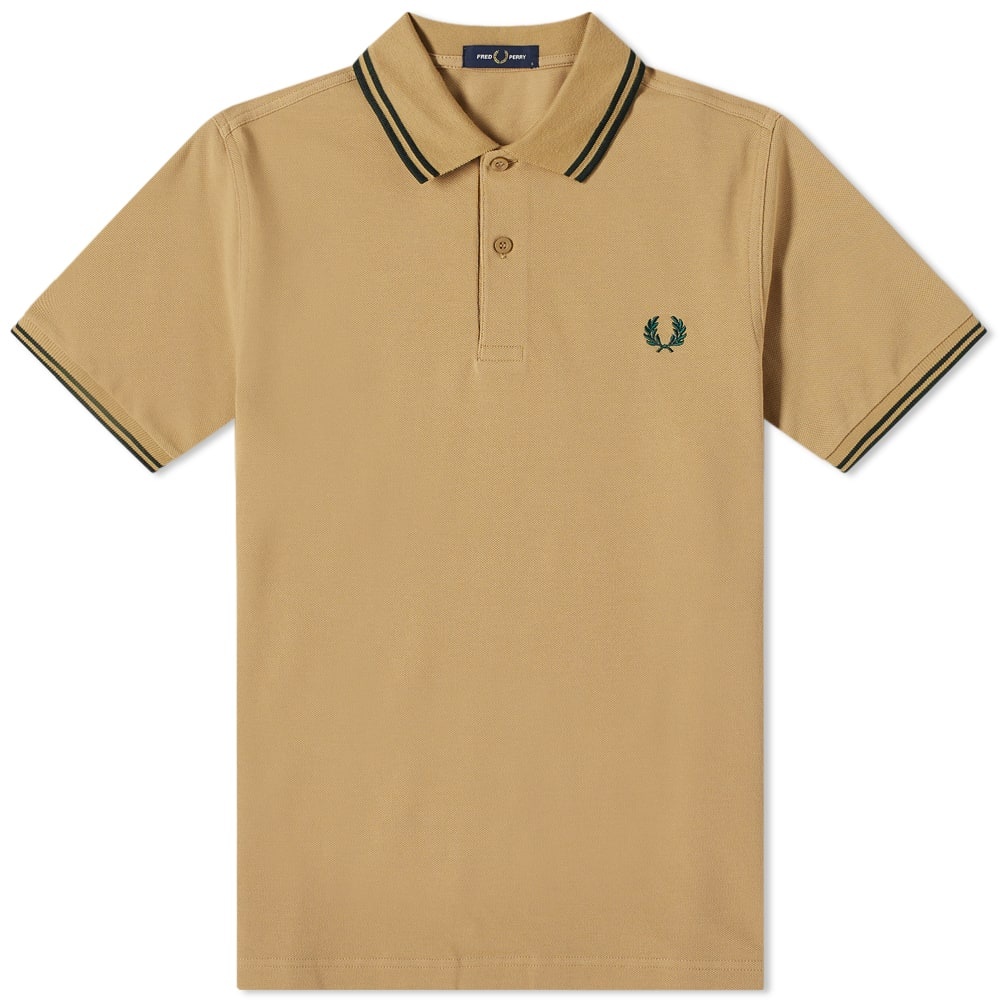 Fred Perry Slim Fit Twin Tipped Polo - 1