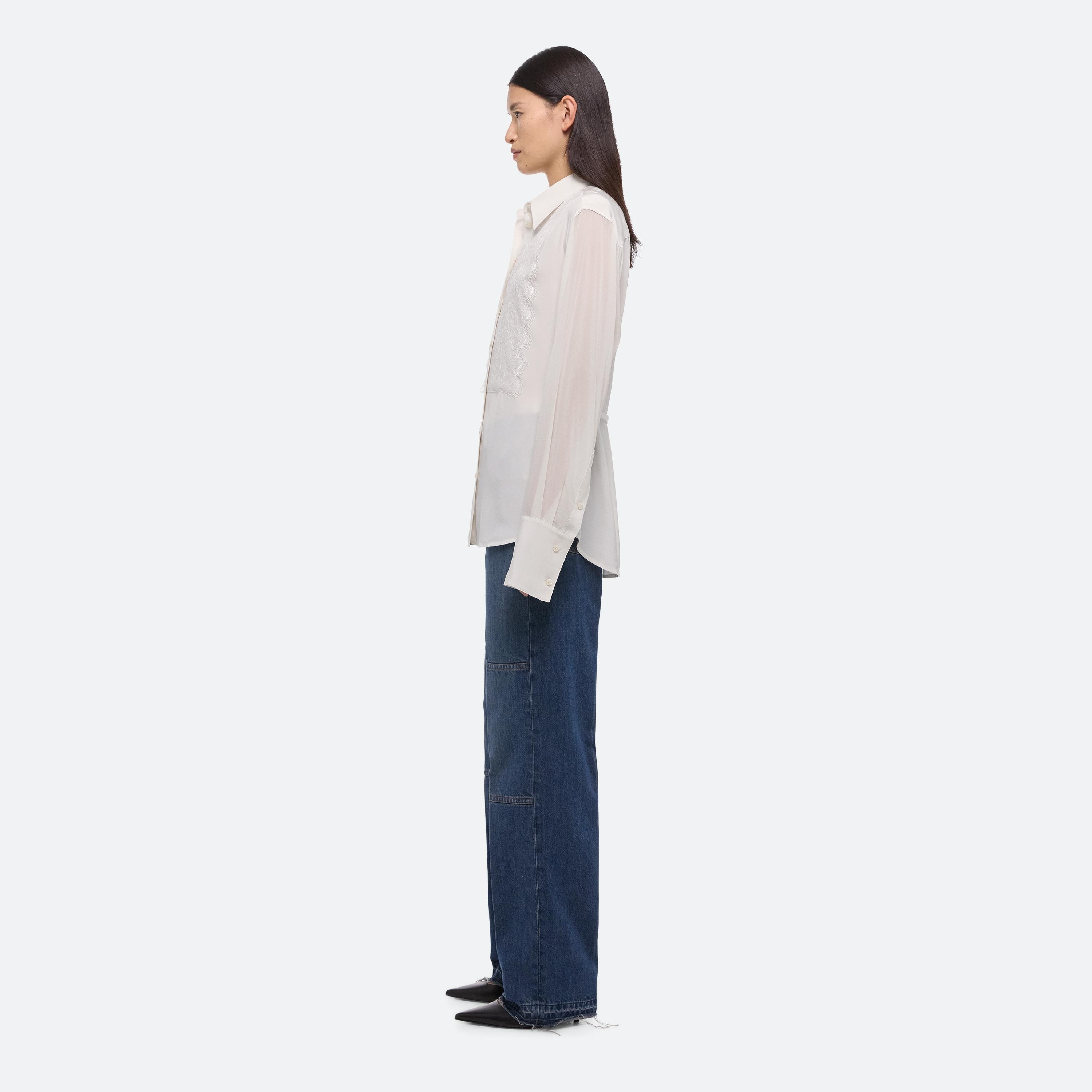 RELAXED LACE SHIRT - 4