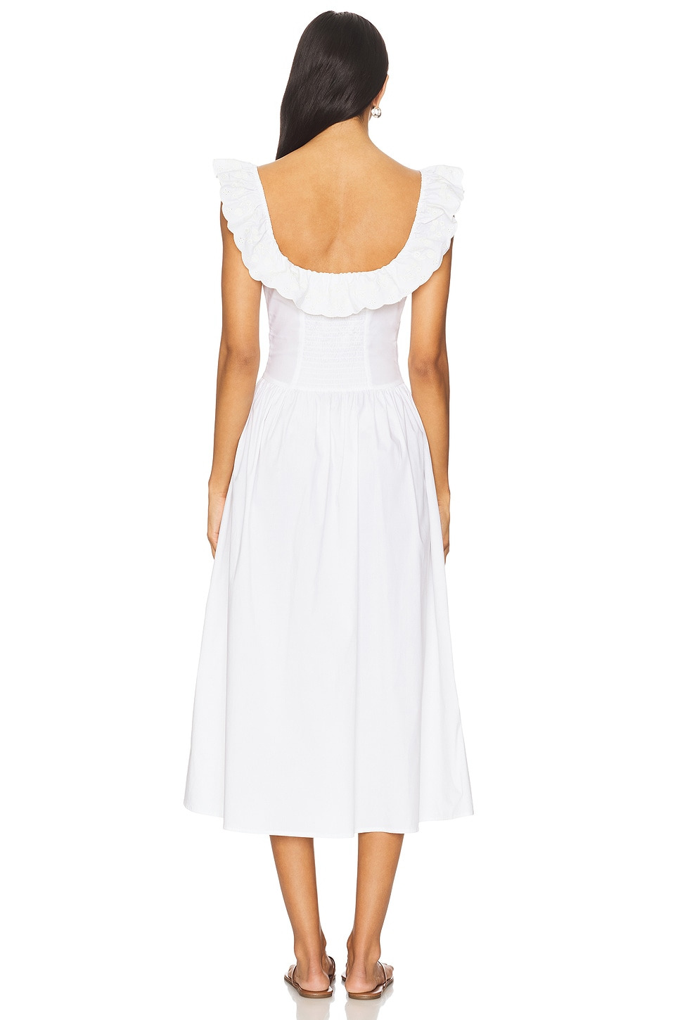Georgia Poplin Midi Dress - 3