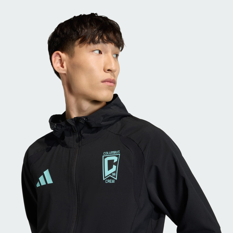 Columbus Crew Tiro Tech Full Zip Windbreaker Jacket 5