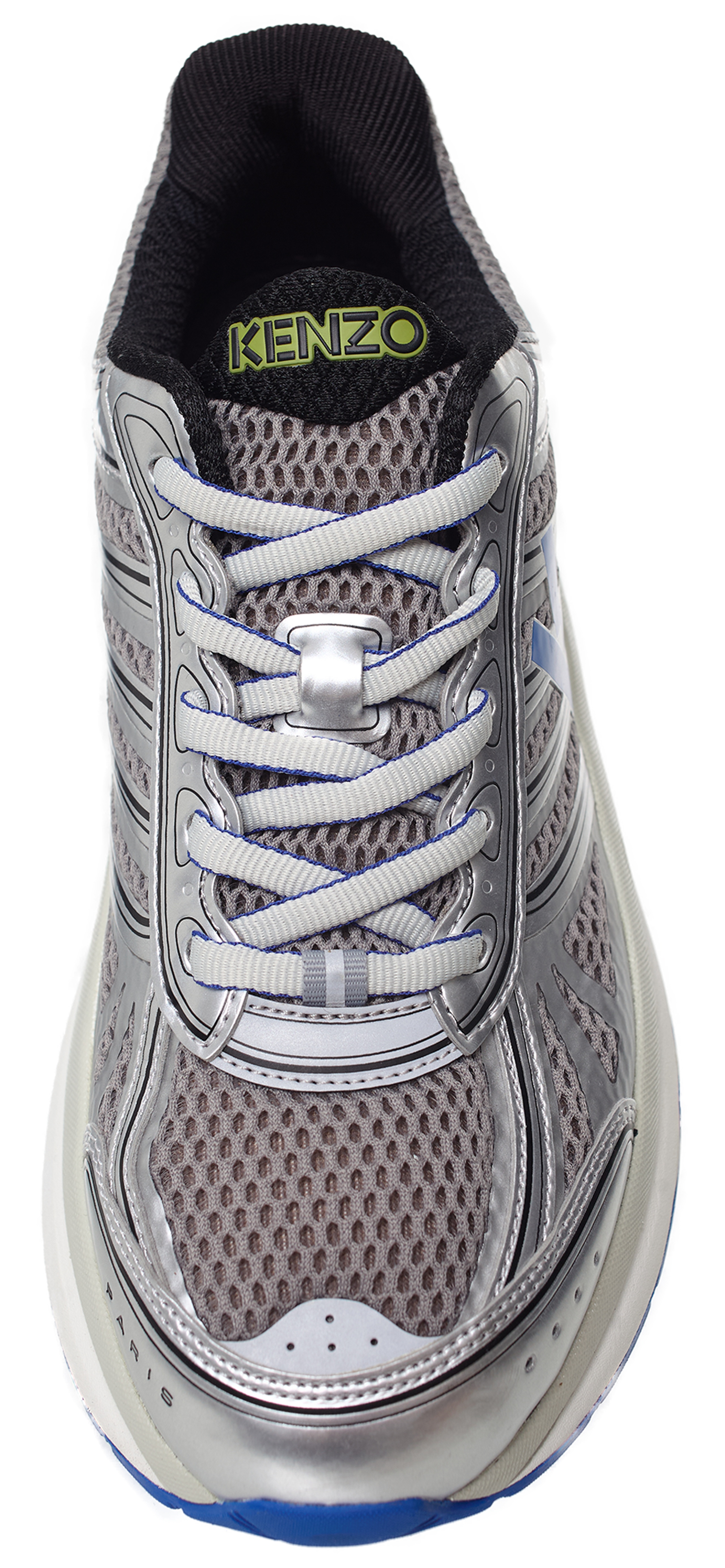 SILVER LOGO SNEAKERS - 2