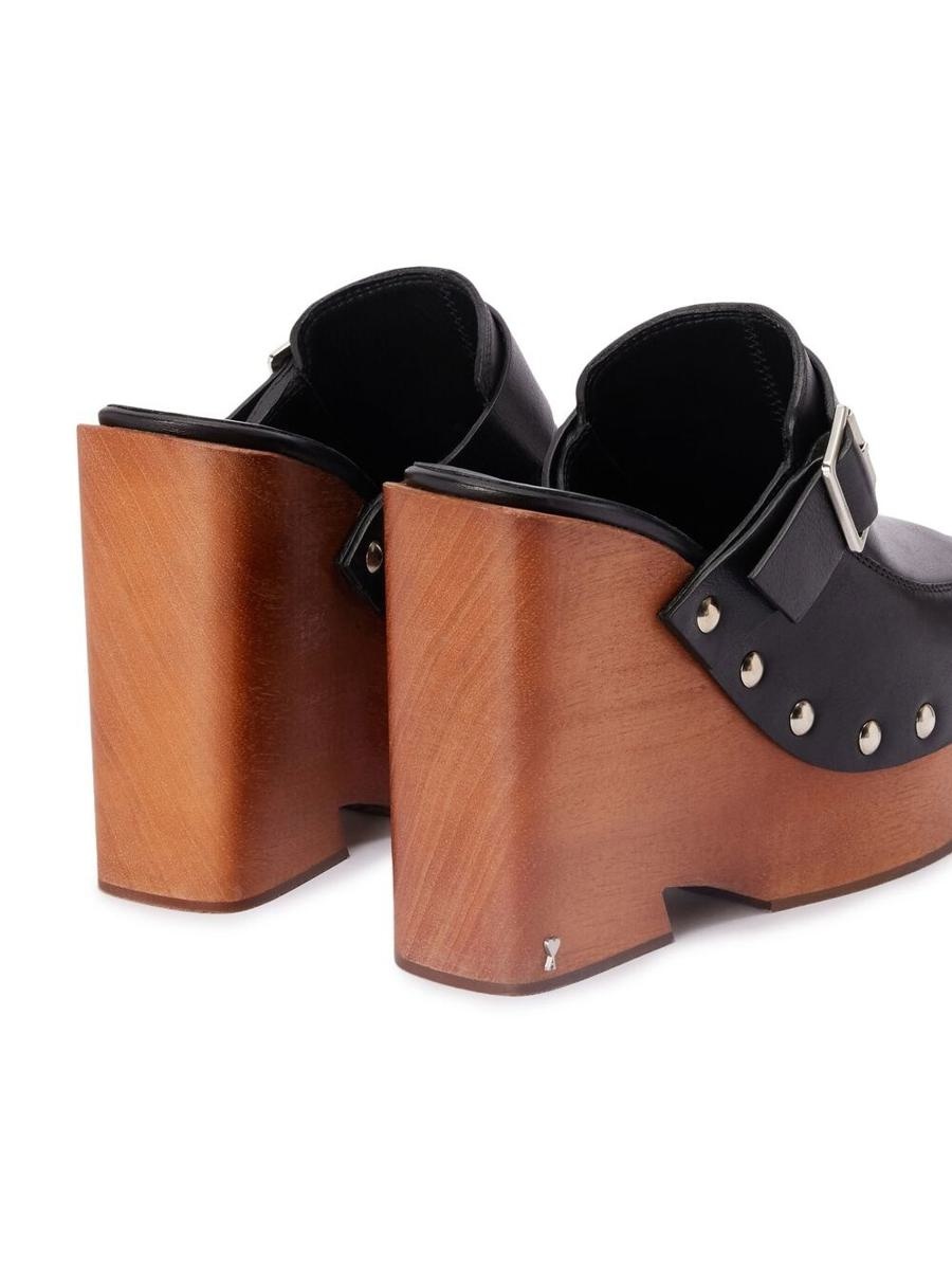 AMI PARIS CLOSE TOE CLOGS - 2