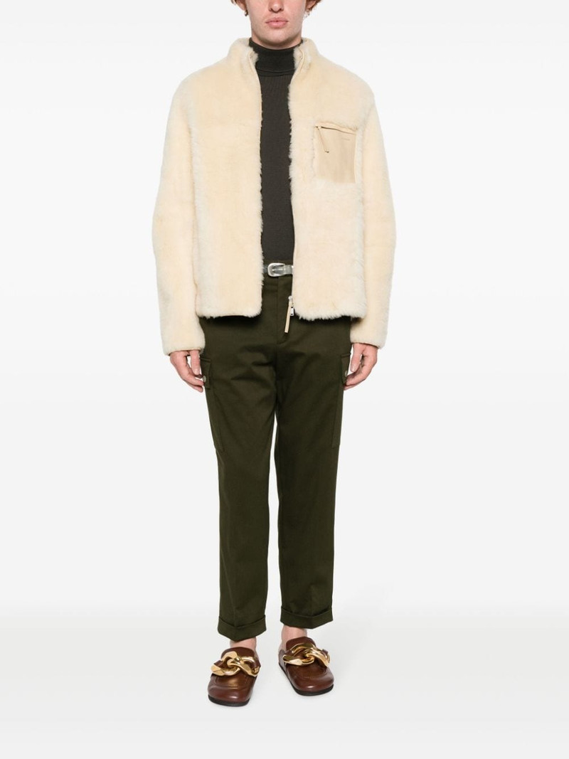 Etro Pegaso-motif cropped cargo trousers outlook