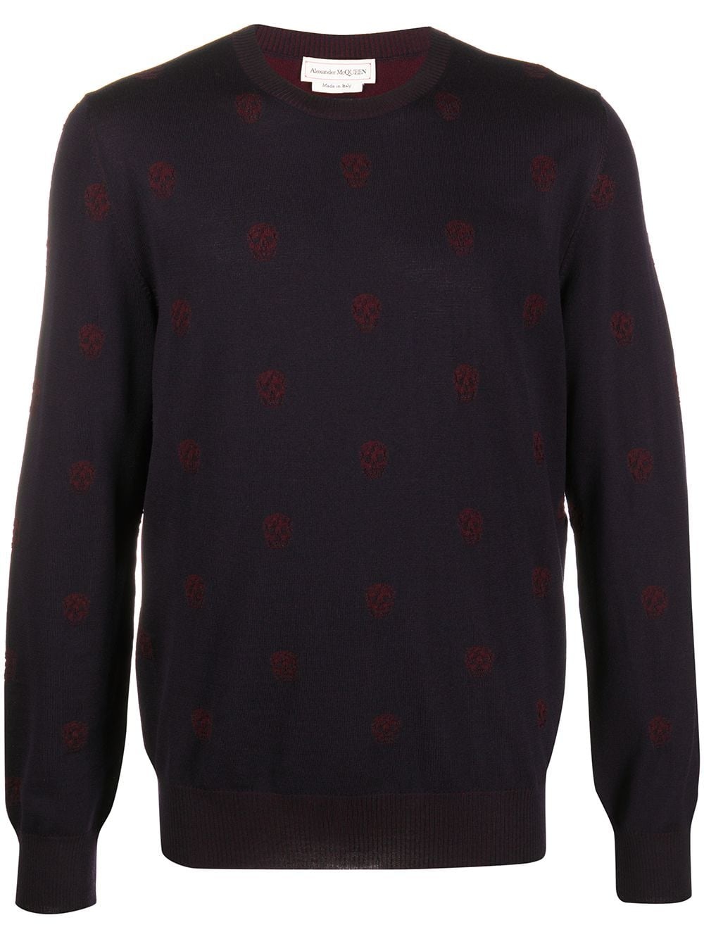 skull patterned jumper - 1