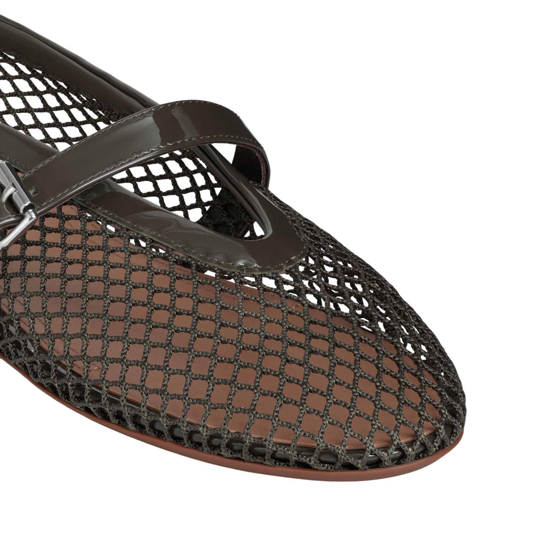 Ballet Flats Mesh Patent Leather - 4