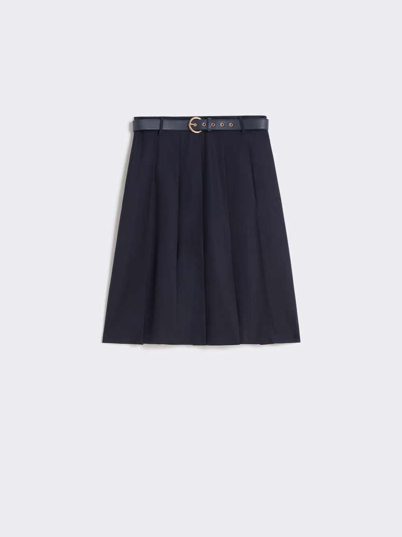 GIMMY Pleated wool skirt 1