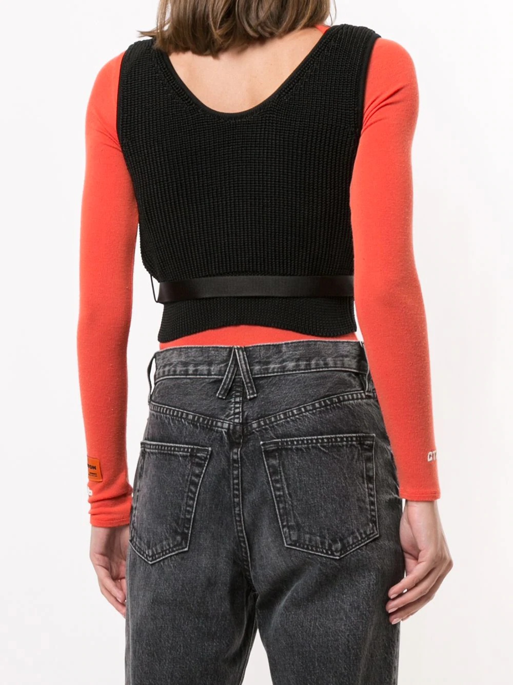 knitted crop top - 4