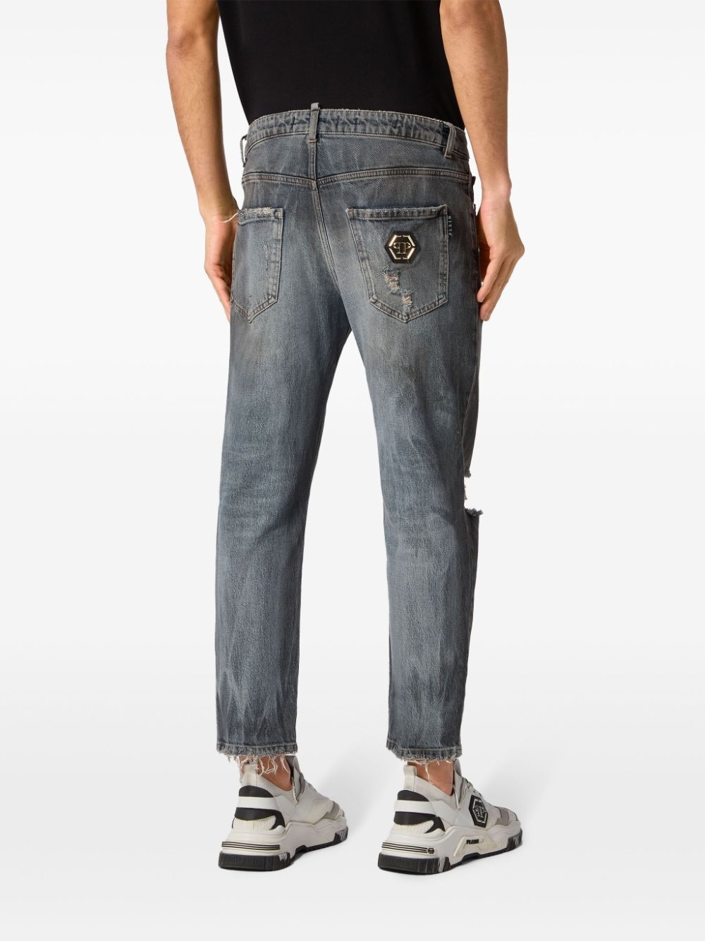 Detroit mid-rise straight-leg jeans - 4