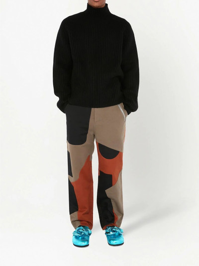 JW Anderson ribbed-knit roll neck jumper outlook